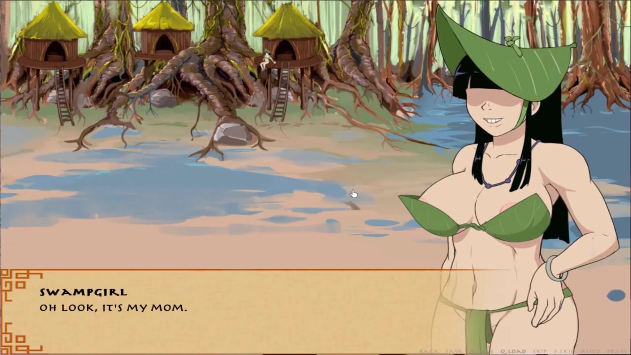 【成人动漫】一个卡通色情游戏，有大胸部和屁股游戏-沼泽女士熟女他妈的在第四部